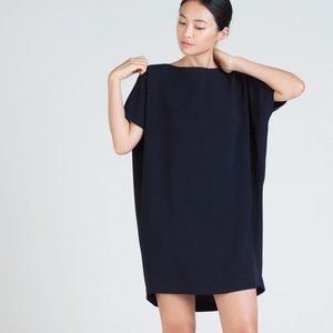 Kaarem Angle Mini Dolman Open Back Dress -- Small